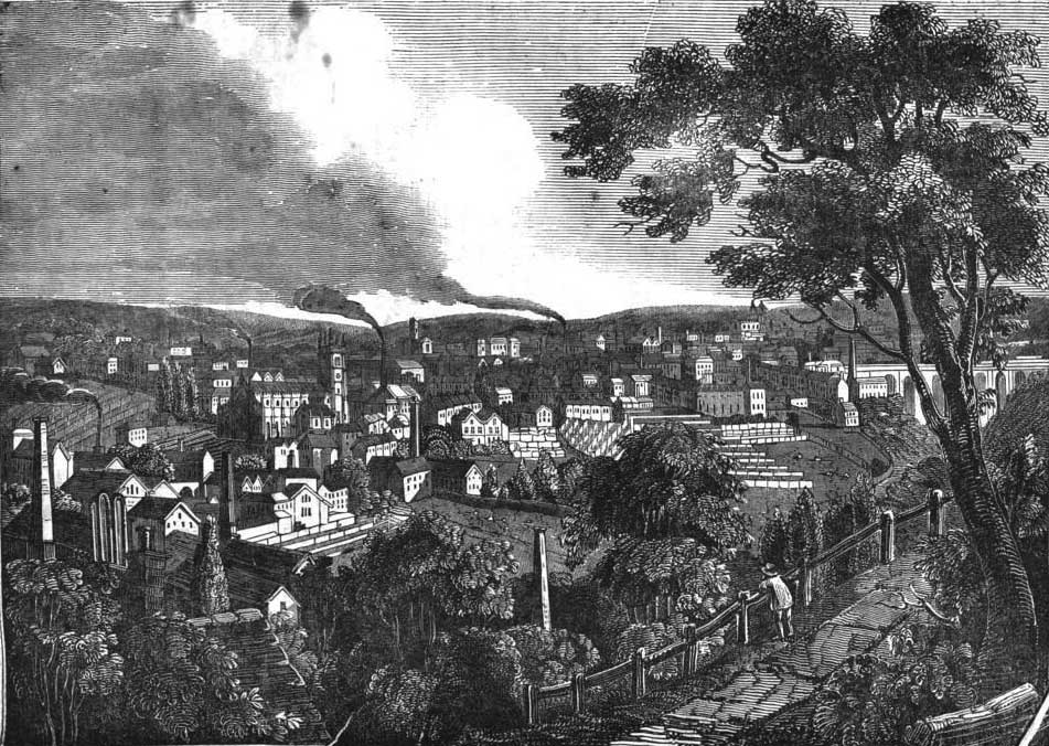Town of Halifax, Yorkshire, from The Penny Magazine, 15 March 1834