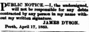The Inquirer & Commercial News (Perth, WA : 1855 - 1901), 18 April 18834, p. 5